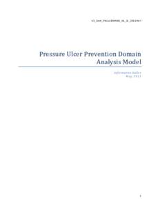 V3_DAM_PRULCERPREV_R1_I1_2011MAY  Pressure Ulcer Prevention Domain Analysis Model Informative ballot May, 2011