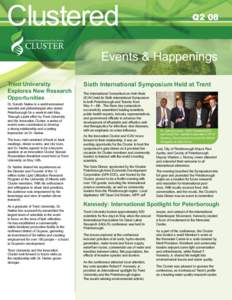 Clustered  Q2 08 Events & Happenings Trent University