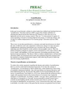Microsoft Word - Gentrification literature review - October 2013.doc
