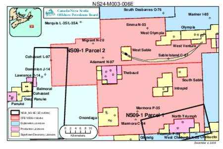NS24-M003-006E 1 00 Canada-Nova Scotia Offshore Petroleum Board Marquis L-35/L-35A