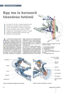 kerékfelfüggesztés  Egy ma is korszerű tizenéves futómű Az Audi A4, A6, A8, a Skoda Superb és VW Passat egy családba tartozó első futóműveiről már többször is szóltunk, kitárgyalva