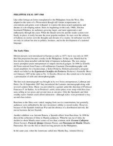 José Nepomuceno / José Rizal / Philippines / Lamberto V. Avellana / Narcisa de Leon / Noli Me Tangere / Mila del Sol / Ang Tatlong Hambog / Charito Solis / Filipino people / Cinema of the Philippines / Asia