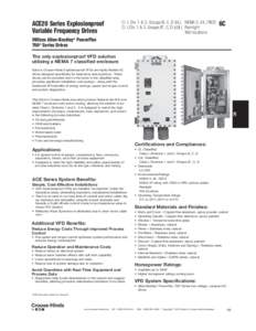 Automation / Variable-frequency drive / Enclosure / Soft start / 86 / 6C / Electromagnetism / Electrical engineering / Physics