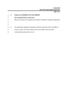 CA‐NLH‐059  NLH 2015 Capital Budget Application  Page 1 of 1  1   Q. 