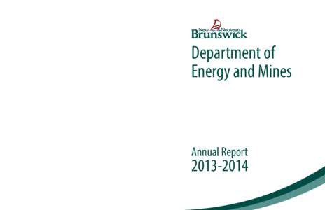 Department of Energy and Mines; Annual Report