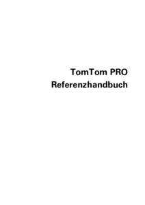 TomTom PRO Referenzhandbuch Inhalt Verpackungsinhalt