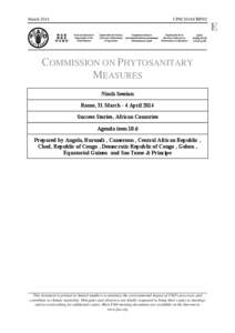 March[removed]CPM 2014/CRP/02 E COMMISSION ON PHYTOSANITARY