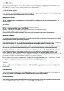 Terms & Conditions These terms and conditions govern your use of our website; by using our website, you accept these terms and conditions in full. If you disagree with any part of these terms and conditions, do not use o