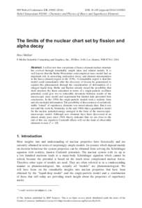 EPJ Web of Conferences 131, DOI: epjconfNobel Symposium NS160 – Chemistry and Physics of Heavy and Superheavy Elements