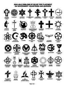 Military symbols / United States Department of Veterans Affairs emblems for headstones and markers / Christian symbols / Chalcedonianism / Cross / Presbyterianism / Religion / Christian Church / Christianity / Religious symbols / Christian theology