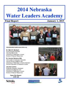 Nebraska / Geography of the United States / Leadership / Impact assessment / Program evaluation / Platte River / Transformational leadership / Evaluation