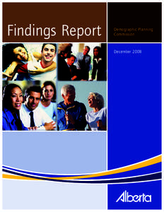 Findings Report  Demographic Planning Commission  December 2008