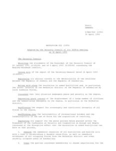 Politics of Azerbaijan / Politics / United Nations Security Council Resolution 822 / United Nations Security Council Resolution 874 / Nagorno-Karabakh conflict / International relations / OSCE Minsk Group