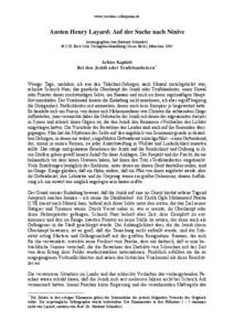 www.yeziden-colloquium.de  Austen Henry Layard: Auf der Suche nach Ninive