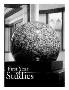 First Year of Studies  60