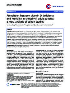 Zhang et al. Critical Care 2014, 18:684 http://ccforum.com/content[removed]RESEARCH  Open Access