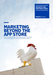 INSIGHTS AND MASTERCLASSES — MARKETING BEYOND THE