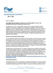 Comparison of Original and Updated Implementation Schedules Milestone Regulatory Requirement  Original Schedule