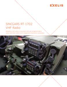 Military science / SINCGARS / Fill device / RS-232 / MIL-STD-188 / Frequency-hopping spread spectrum / Global Positioning System / AN/PRC-117F / Technology / Cryptography / Joint Electronics Type Designation System