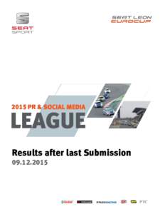 Results after last Submission Final Standings PR & Social Media League definitive results from 14,7 to 09,TEAM