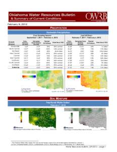 Oklahoma Water Resources Bulletin