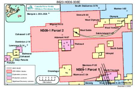 8620-H006-008E 1 00 Canada-Nova Scotia Offshore Petroleum Board Marquis L-35/L-35A