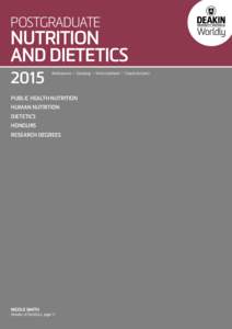 Nutrition / Dietetics / Association of Commonwealth Universities / Food science / Deakin University / Dietitian / Nutritionist / Nutrition Foundation of the Philippines /  Inc. / Faculty of Home Science / Health / Medicine / Health sciences