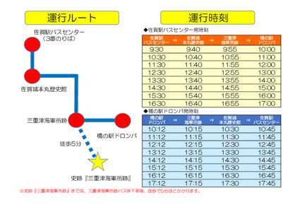 運行ルート  運行時刻 ◆佐賀駅バスセンター発時刻  佐賀駅バスセンター