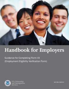Handbook for Employers Guidance for Completing Form I-9 (Employment Eligibility Verification Form) M-274 (Rev[removed]N
