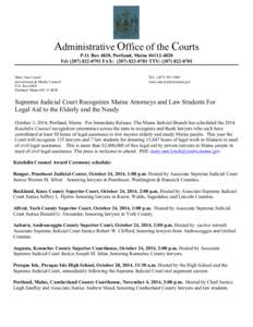 Warren Silver / Donald G. Alexander / State governments of the United States / Robert W. Clifford / Andrew Mead / Maine Superior Court / Maine Supreme Judicial Court / Year of birth missing / Maine / Leigh Saufley