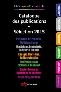 Énergie, Nucléaire, Radioprotection Environnement, Sciences du vivant Santé, Sciences humaines et sociales