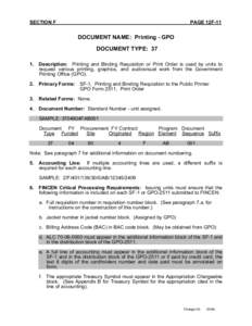 Requisition / United States Government Printing Office / Public Printer of the United States / Financial Crimes Enforcement Network / Address / Business / Commerce / Procurement