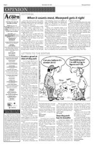 Page 6	  December 26, 2014 Acorn MOORPARK