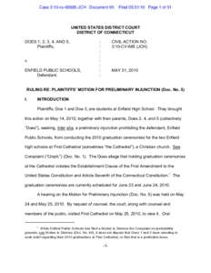 Case 3:10-cv[removed]JCH Document 95  Filed[removed]Page 1 of 51 UNITED STATES DISTRICT COURT DISTRICT OF CONNECTICUT
