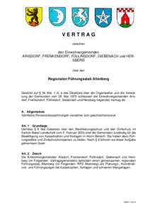 Vertrag über die Bildung des Regionalen Führungsstabes Altenberg