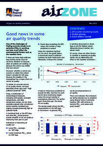 Otago’s air quality newsletter 	  May 2013 CONTENTSwinter monitoring results