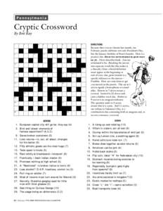 Pennsylmania  Cryptic Crossword By Brit Ray 3