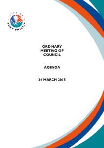Agenda of Ordinary Meeting of Council - 24 March 2015