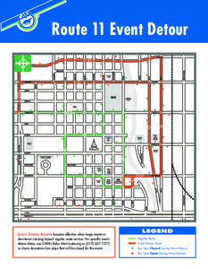 Route 11 Event Detour PENNSYLVANIA LARCH  CEDAR