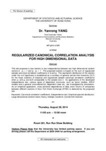 Canonical correlation / Central limit theorem / Degrees of freedom / Statistics / Covariance and correlation / Correlation and dependence