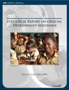 statistical Report on Official Development Assistance © CIDA/Samuel Gervais  Fiscal Year[removed]