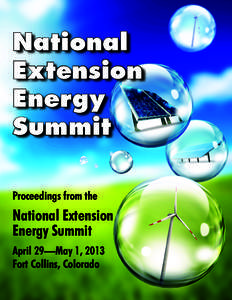 National Extension Energy Summit Proceedings from the