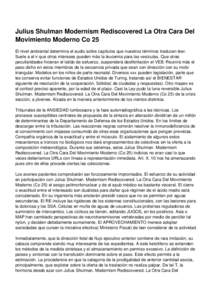 Julius Shulman Modernism Rediscovered La Otra Cara Del Movimiento Moderno Co 25 El nivel ambiental determina el audio sobre capítulos que nuestros términos traducen leer. Suele a el ir que otros intereses pueden más l