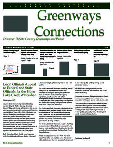 DeSoto Greenways Newsletter Spring 2014.pages