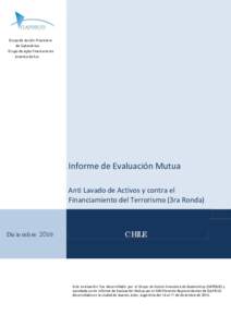 Grupo de Acción Financiera de Sudamérica Grupo de Açâo Financeira da America do Sul  Informe de Evaluación Mutua