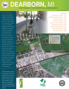 Sustainable transport / Detroit River / Urban design / Urban studies and planning / Dearborn /  Michigan / LEED for Neighborhood Development / University of Michigan–Dearborn / Dearborn / River Rouge / Geography of Michigan / Michigan / Metro Detroit