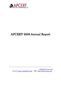 Microsoft Word - APCERT2006AnnualReport.doc