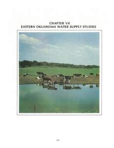 ,-  CHAPTER VII EASTERN OKLAHOMA WATER SUPPLY STUDIES  187