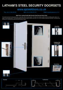 LATHAM’S STEEL SECURITY DOORSETS www.ajsteeldoors.co.uk Tel: +[removed]050