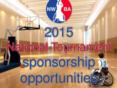 2015 National Tournament sponsorship opportunities
